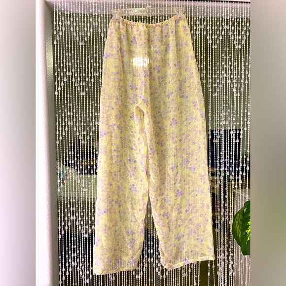 SARAH SPENCER SHEER PAJAMA BOTTOMS - Picture 2 of 6